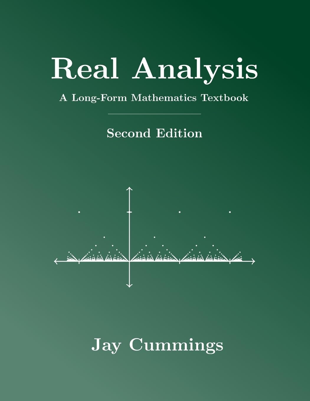 Cover of Jay Cumming's book on real analysis subject